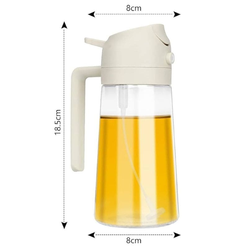 Dozownik oleju 2w1 (plastikowy) – 1+1 GRATIS